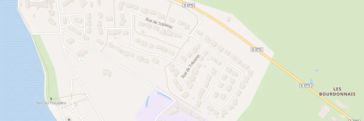 Plan du 25 Rue de Trevarez à Bain-de-Bretagne