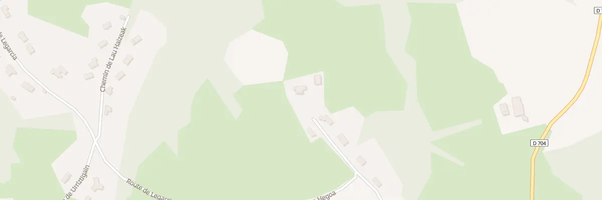 Plan du 300 Che Haize Hegoa à Urrugne