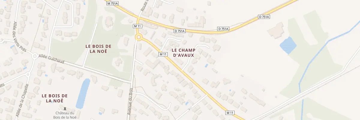 Plan du 6 Rue de la Noë à Bouaye