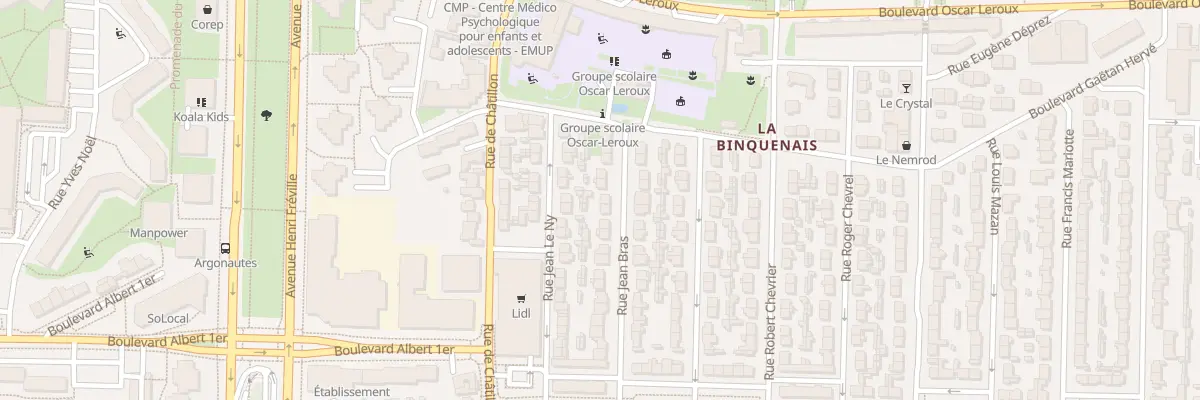Plan du 10 Rue Jean Bras à Rennes