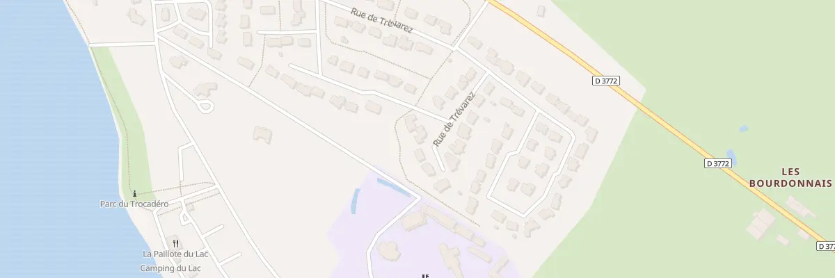 Plan du 40 Rue de Trevarez à Bain-de-Bretagne