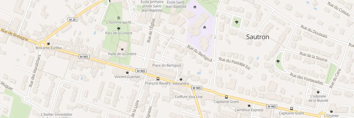 Plan du 56T Rue de Bretagne à Sautron