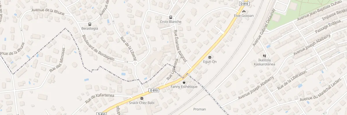Plan du 3B Rue Evariste Baignol à Ciboure