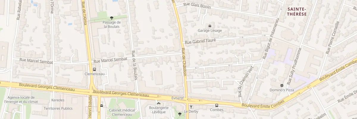 Plan du 66 Rue Marcel Sembat à Rennes