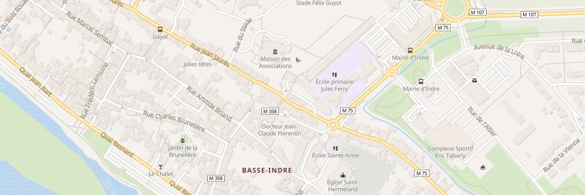 Plan du 2T Rue Jean Jaurès à Indre