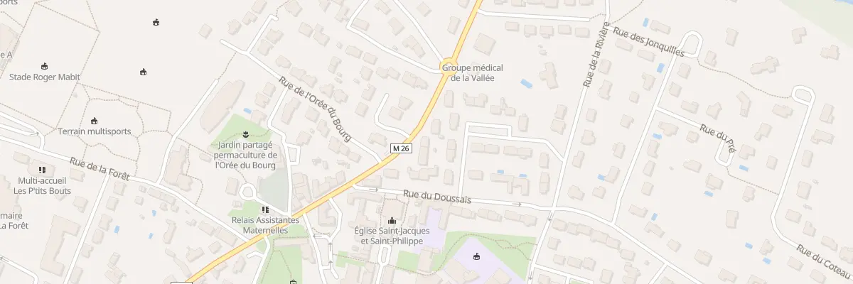 Plan du 24 Rue de la Vallée à Sautron