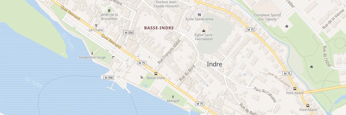Plan du 21 Quai Victor Boquien à Indre