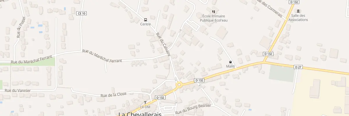 Plan du 10 Rue du Calvaire à La Chevallerais