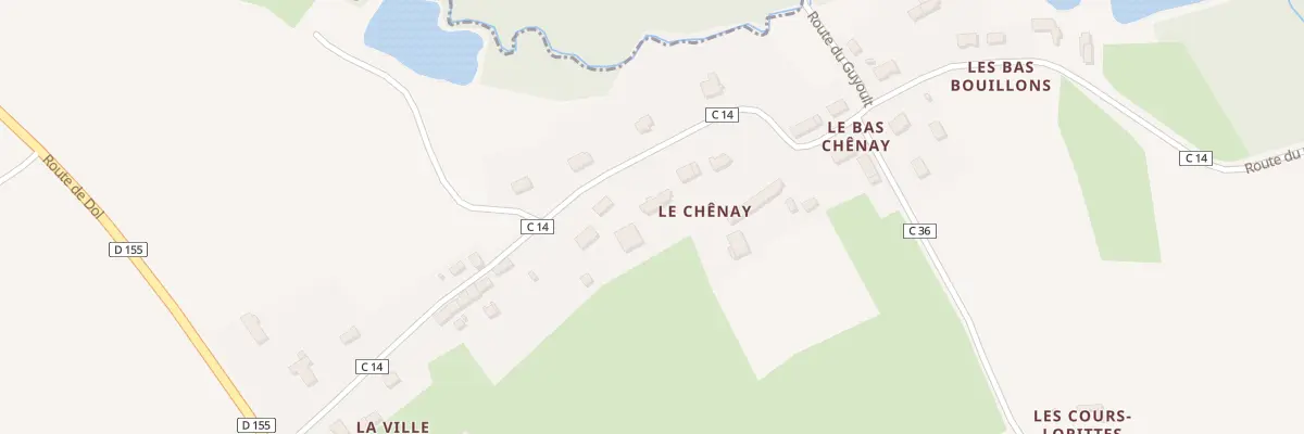Plan du 324 Rte du Chesnay à La Boussac