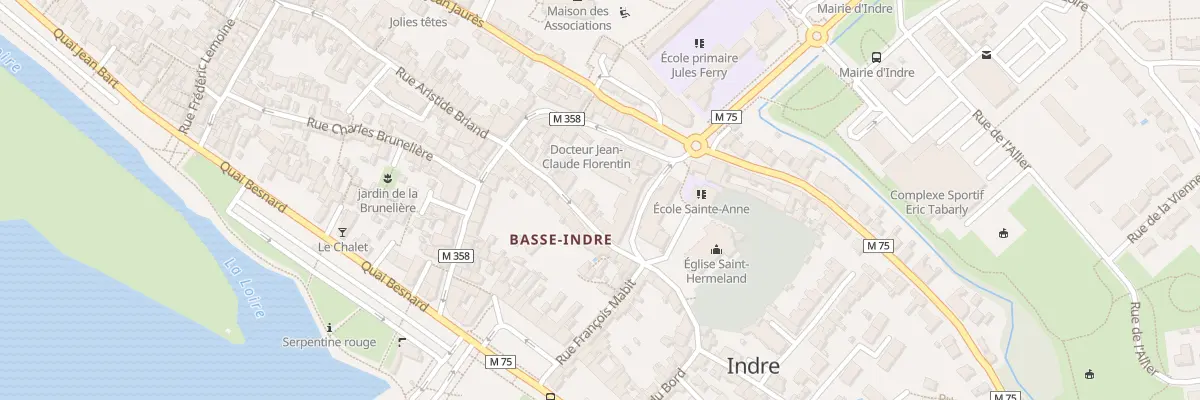 Plan du 20 Rue Jules Guesde à Indre