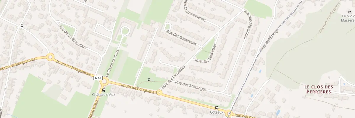 Plan du 2 Rue des Pinsons à La Montagne