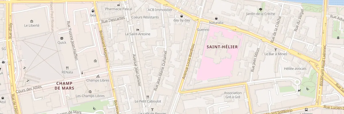 Plan du 41 Rue Jean-Marie Duhamel à Rennes