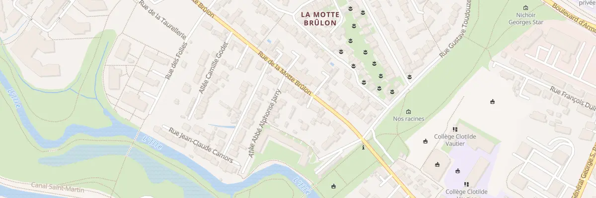 Plan du 43 Rue de la Motte-Brûlon à Rennes