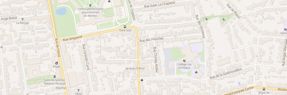 Plan du 47 Rue de Châtillon à Rennes