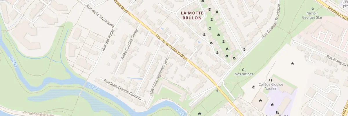 Plan du 43T Rue de la Motte-Brûlon à Rennes