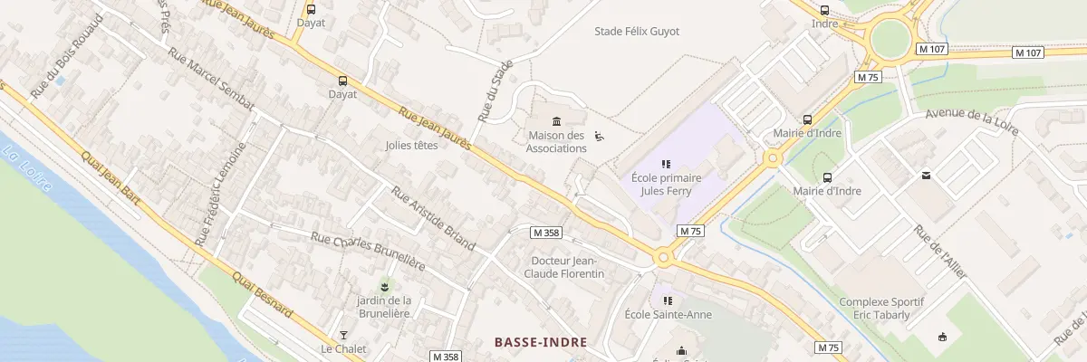 Plan du 4B Rue Jean Jaurès à Indre