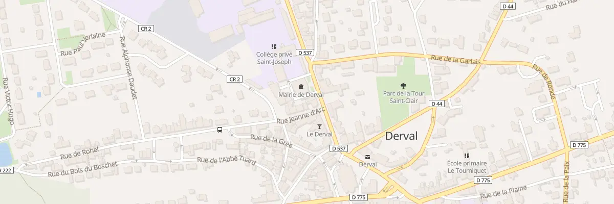 Plan du 11 Rue de Rennes à Derval