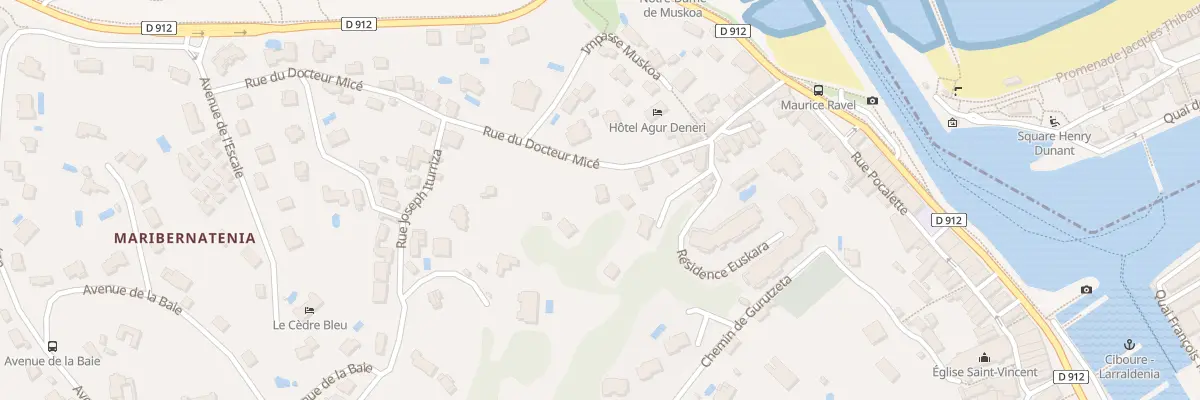 Plan du 33 Rue du Docteur Micé à Ciboure