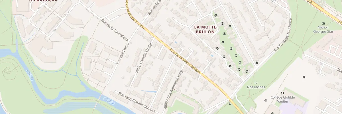 Plan du 47 Rue de la Motte-Brûlon à Rennes