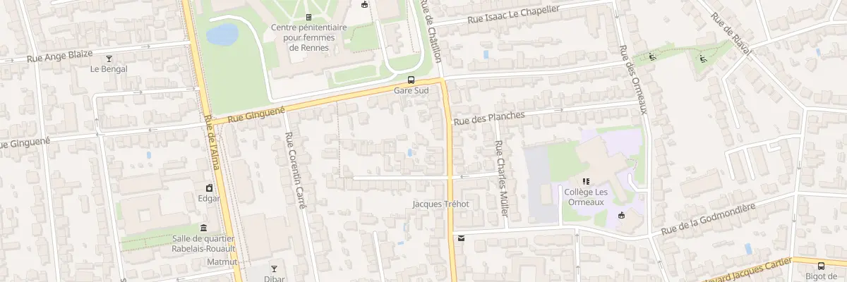 Plan du 32 Rue de Châtillon à Rennes