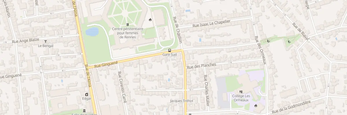 Plan du 148 Rue Ginguené à Rennes
