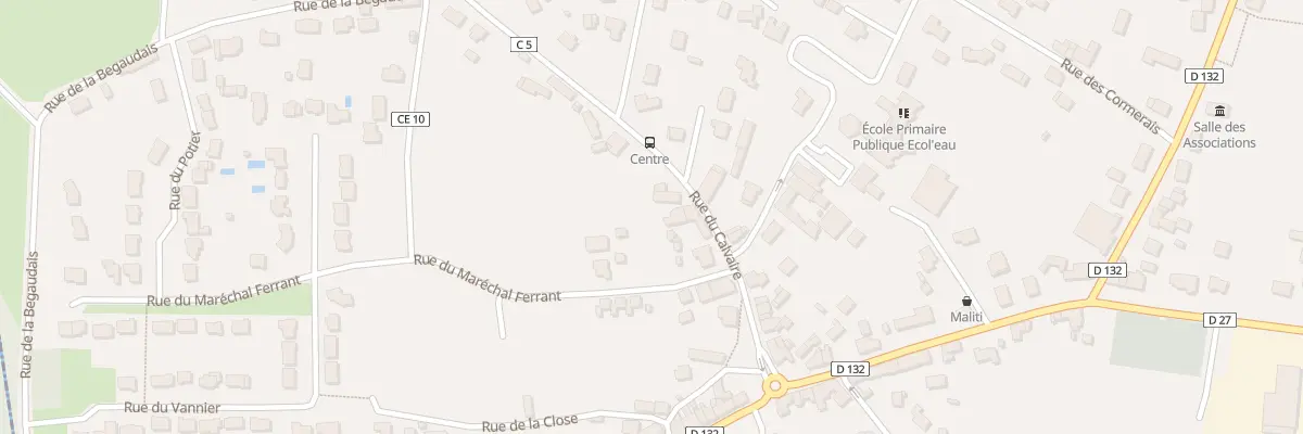 Plan du 13 Rue du Calvaire à La Chevallerais