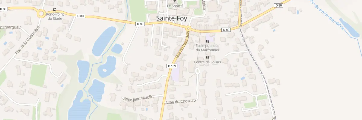 Plan du 87 Rue du Petit Bois à Sainte-Foy