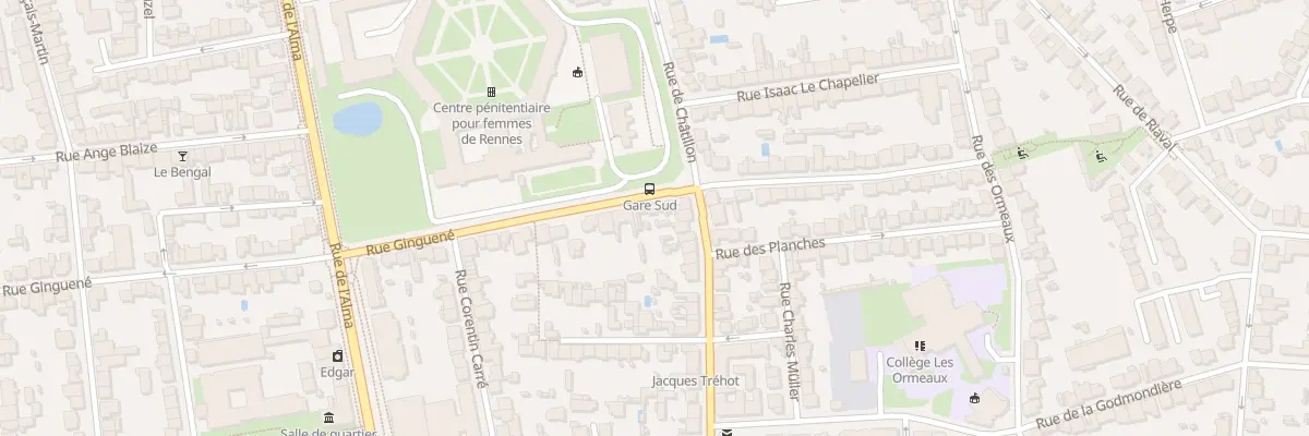 Plan du 146 Rue Ginguené à Rennes