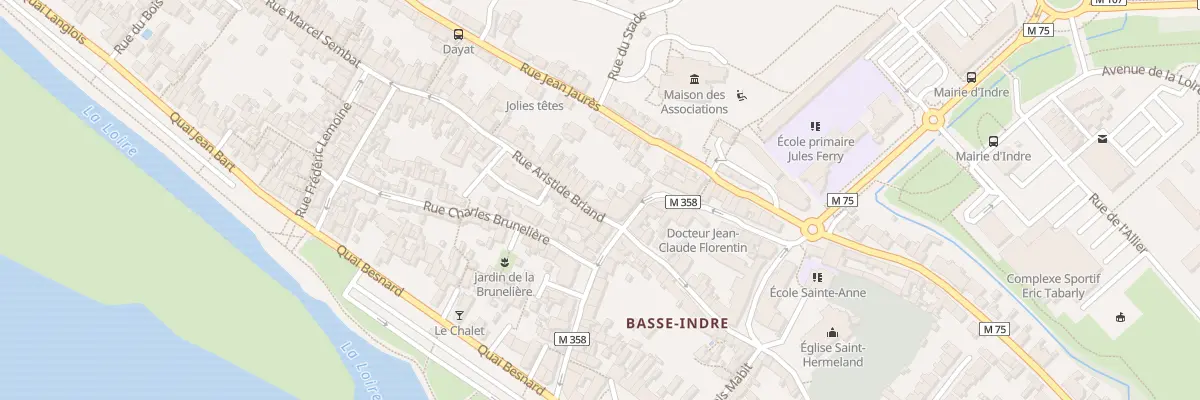 Plan du 4 Rue Aristide Briand à Indre