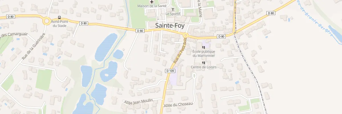 Plan du 72 Rue du Petit Bois à Sainte-Foy