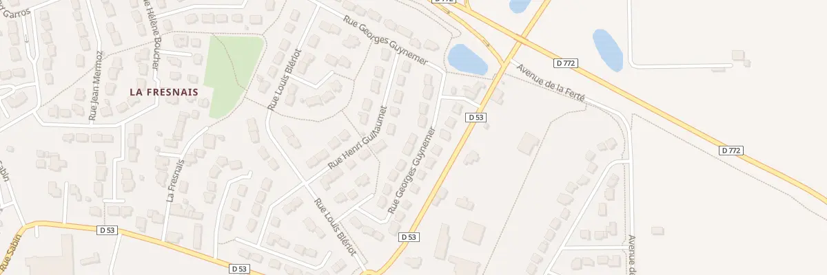 Plan du 17 Rue Georges Guynemer à Bain-de-Bretagne