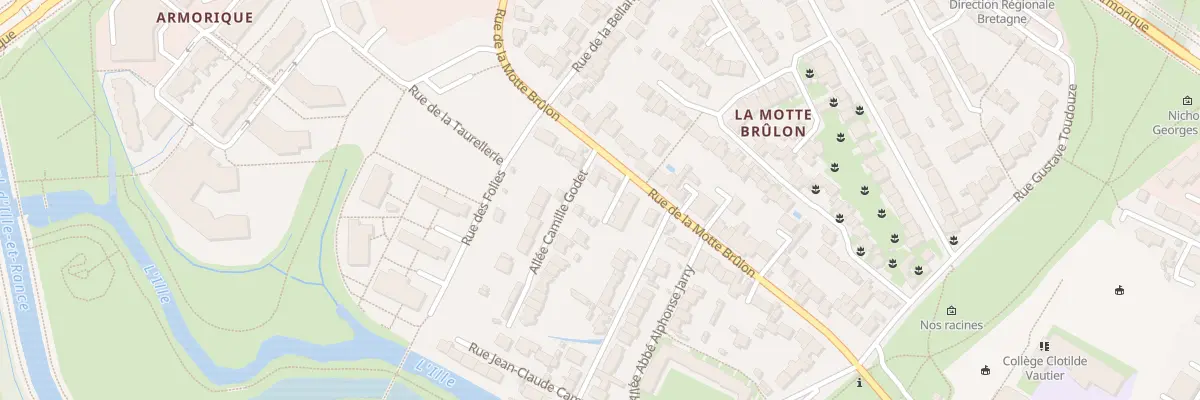 Plan du 53 Rue de la Motte-Brûlon à Rennes