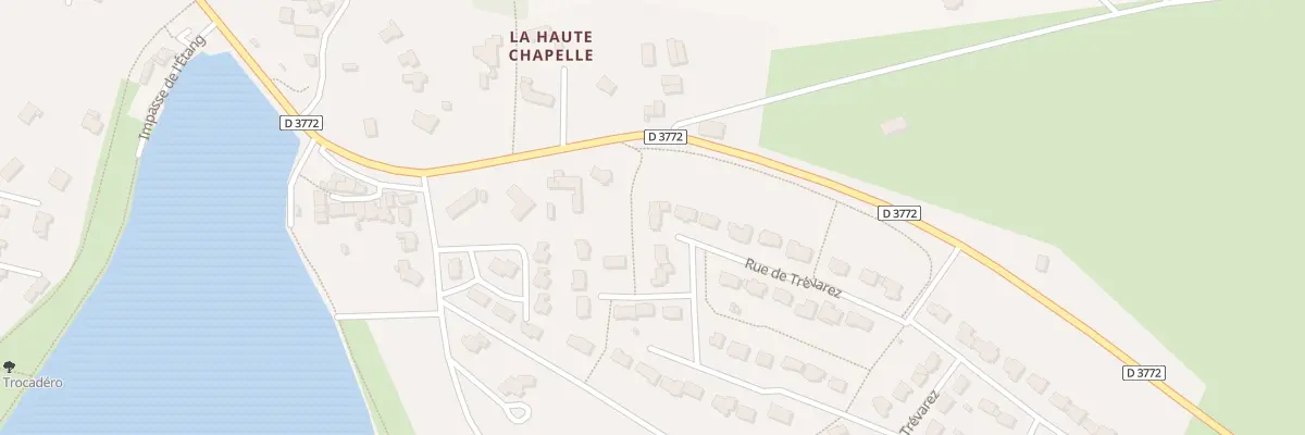 Plan du 18 Rue de Trevarez à Bain-de-Bretagne
