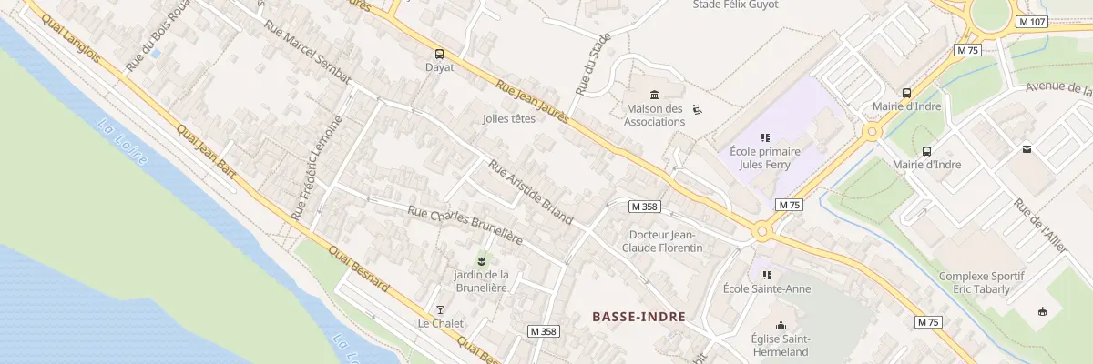 Plan du 12 Rue Aristide Briand à Indre