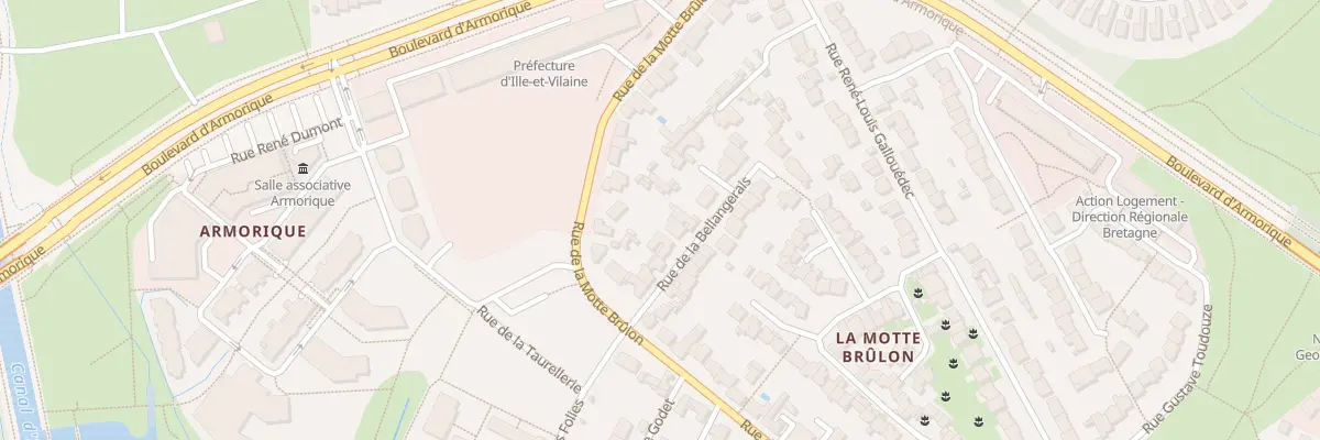 Plan du 9 Rue de la Bellangerais à Rennes