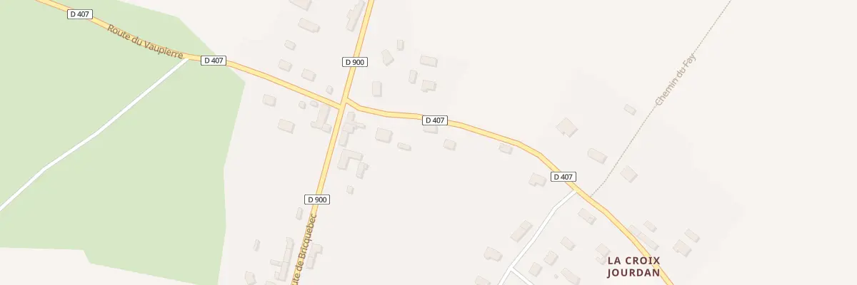 Plan du 5054 La Croix Jourdan à Breuville