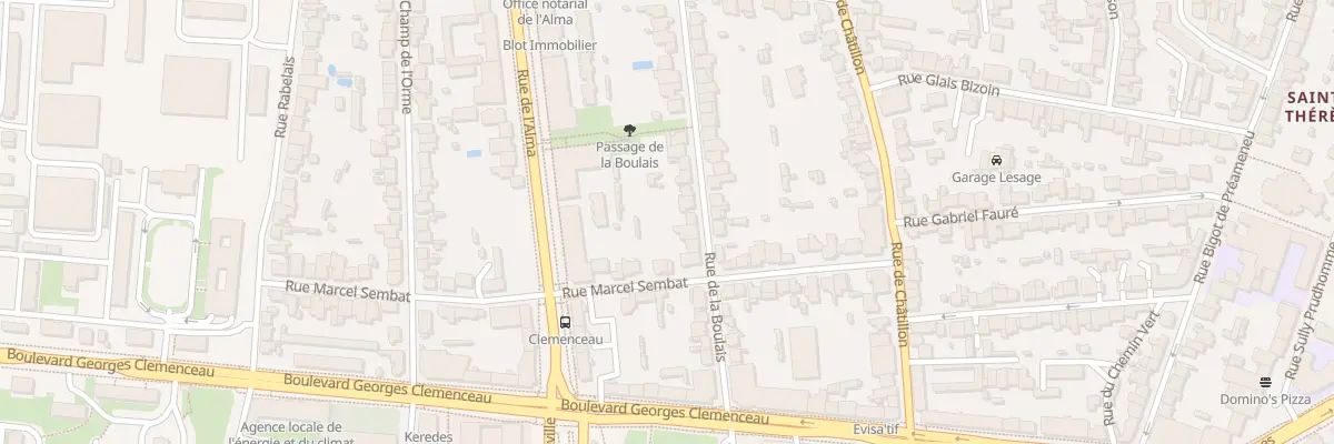 Plan du 32 Rue de la Boulais à Rennes