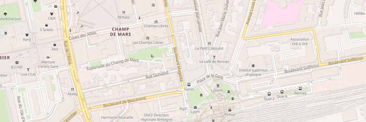 Plan du 39 Bd Magenta à Rennes