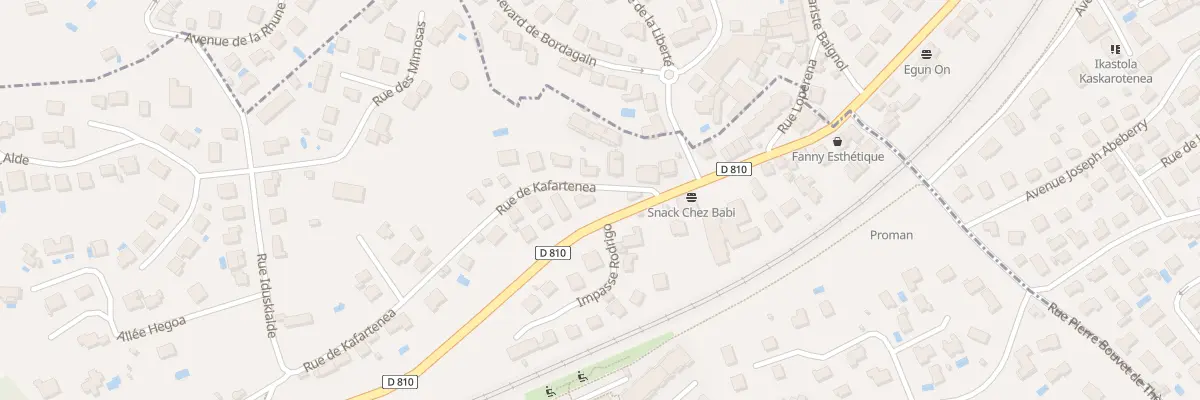 Plan du 3 Rue de Kafartenea à Urrugne