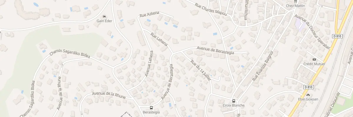 Plan du 13 Rue du 14 Juillet à Ciboure