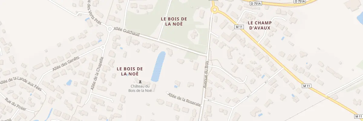Plan du 2 All Guichaud à Bouaye