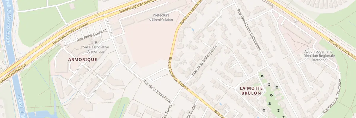 Plan du 72 Rue de la Motte-Brûlon à Rennes