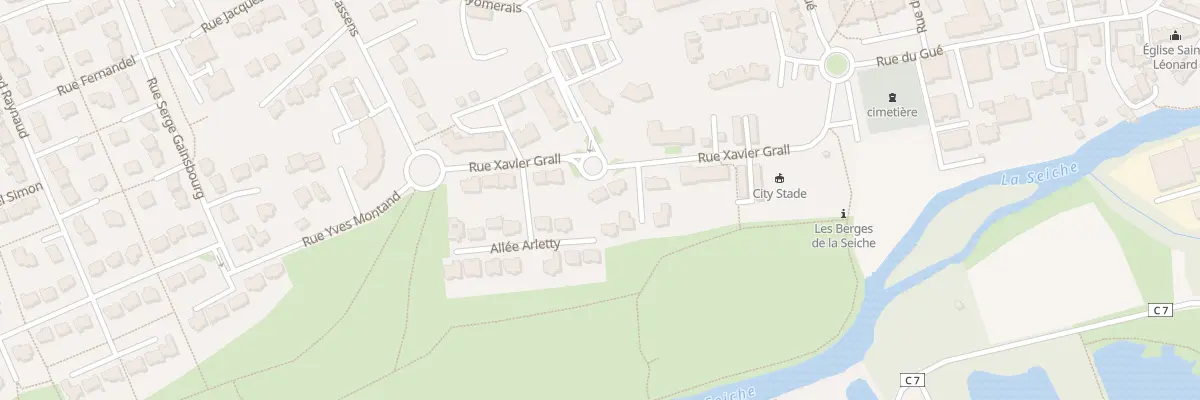 Plan du 9 Rue Xavier Grall à Noyal-Châtillon-sur-Seiche