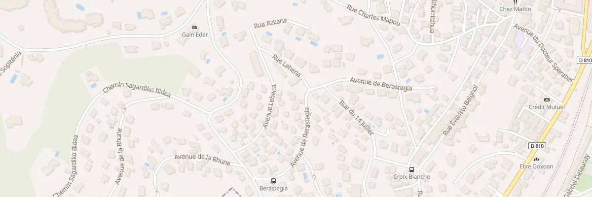 Plan du 27 Av Berastegia à Ciboure
