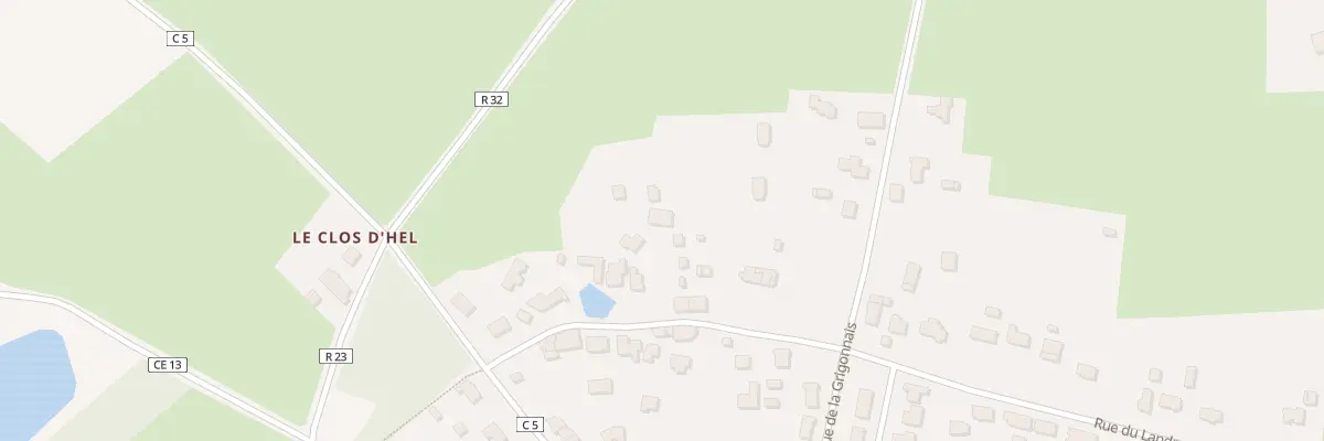 Plan du 10 Rue du Clos d’Hel à La Chevallerais