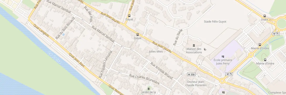 Plan du 28B Rue Aristide Briand à Indre