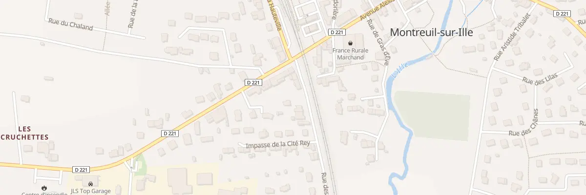 Plan du 2 Rue des Usines à Montreuil-sur-Ille