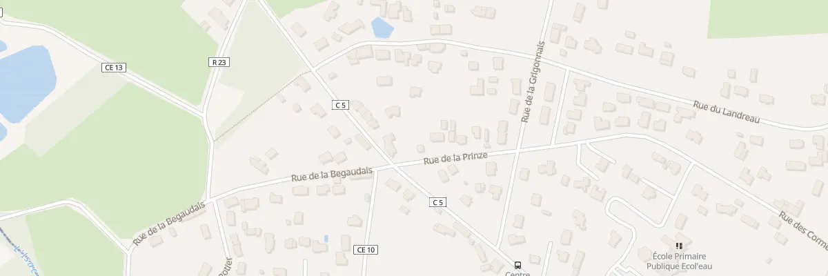 Plan du 7X Rue de la Prinze à La Chevallerais