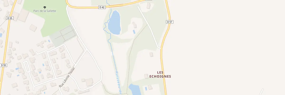 Plan du 4B Les Echoignes à Martinet