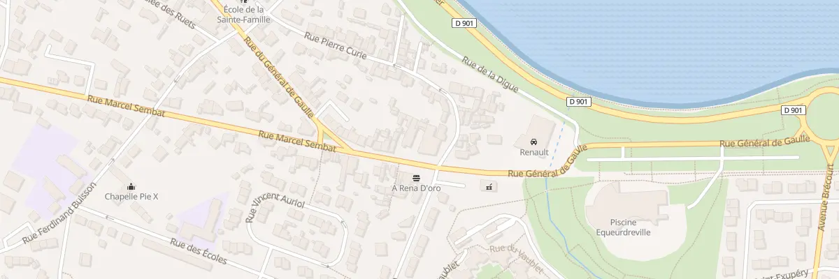 Plan du 10 Rue Gal de Gaulle Equeurdrevil à Cherbourg-en-Cotentin